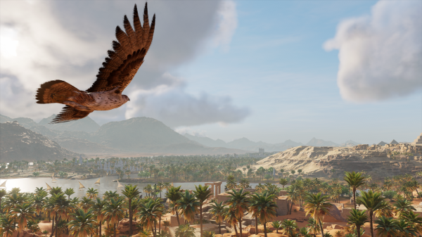 Ørn,assassin creed origins,Egypt,videospill,PC-spilling,ørken