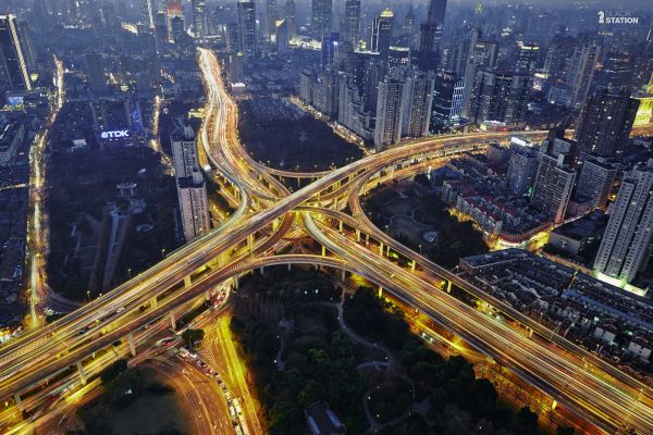 Chine,route,rue,ville,Voyage,Urbain