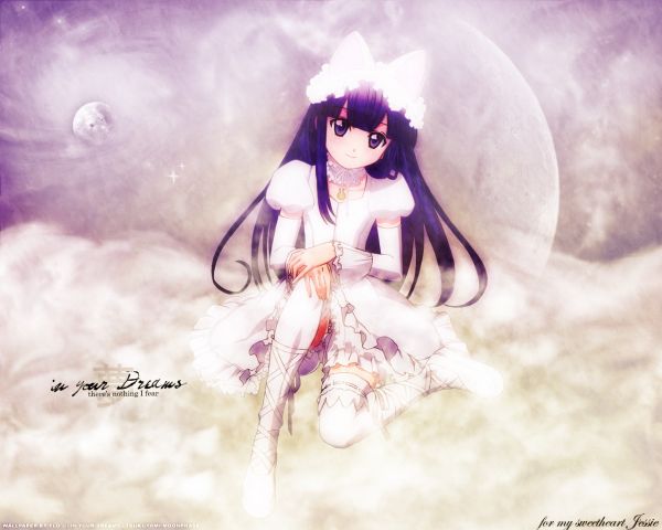 anime,brunetta,Tsukuyomi Moon Phase,Hazuki,ragazza,nube