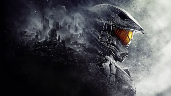 2560x1440 px,343 Industries,Lingkaran cahaya,halo 5,Master Chief,Video game