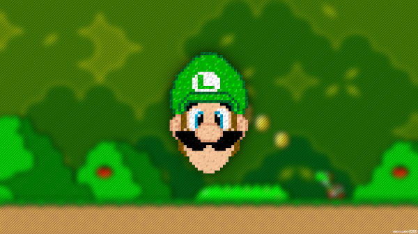 pixel art,Trixel,Super Mario,Luigi,Computerspellen,pixels