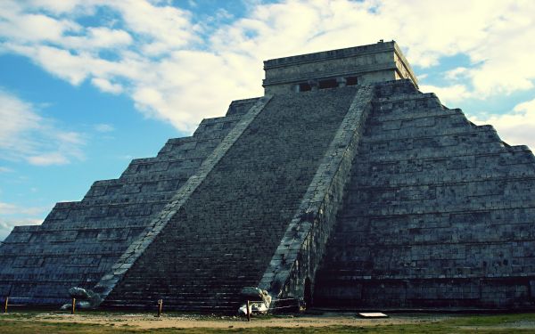 construção, pirâmide, ruínas, Civilização maia, templo, Paisagem urbana