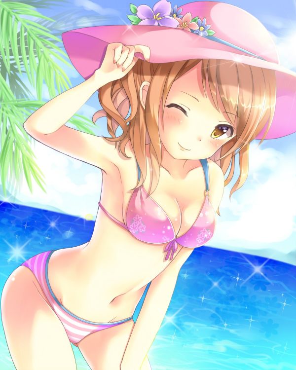 anime,animemeisjes,Houjou Karen,THE email protected,THE email protected Cinderella Girls,bikini