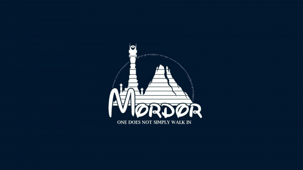 humor,Mordor Middle Earth,minimalismus,Pán prstenů,Mordor,Walt Disney