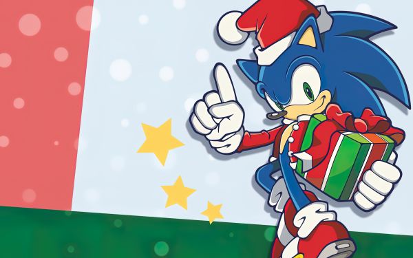 sonico,Sonic il riccio,vacanza,Natale,cappelli della Santa,regali