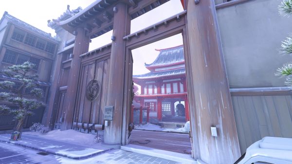 architecture,house,Overwatch,Christmas,Hanamura Overwatch,window