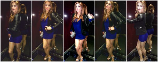 minidress,blue,crossdressing,dress,jacket,fashion