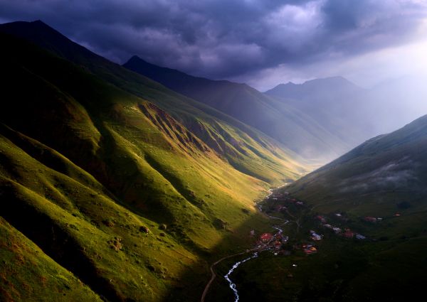 thiên nhiên,phong cảnh,Núi,Thung lũng,Gruzia,Hoa Kỳ