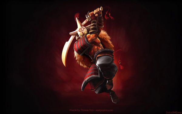 Dota 2,Juggernaut,ARTE,Captura de tela,Papel de parede do computador