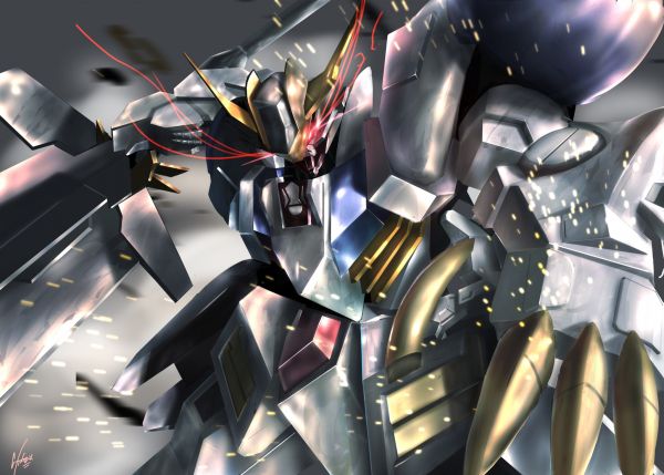 Anime,Mechs,Gundam,Super Robot Wars,Móvil Suit Gundam Iron Blooded Orphans,Gundam Barbatos Lupus Rex