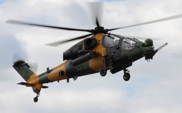 ajoneuvo, ilma-alus, sotilaslentokoneiden, helikopterit, TAI AgustaWestland T129, Turkin Aerospace Industries