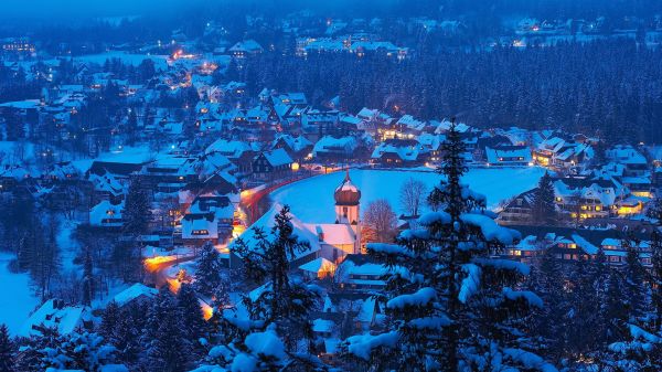 Hinterzarten,Čierny les,Baden w rttemberg,Nemecko,sneh,zasnežené