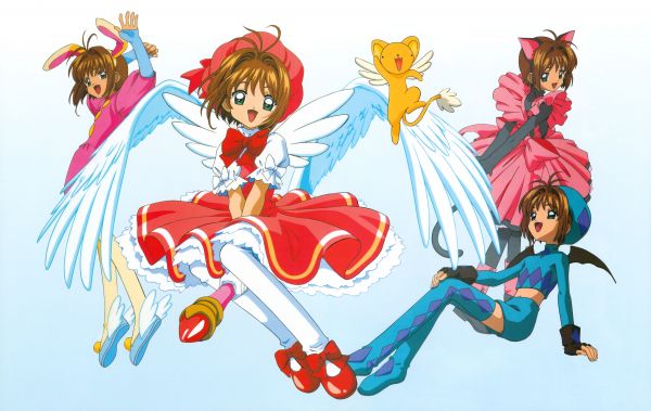 Kinomoto Sakura,Cardcaptor Sakura,Syaoran Li,anime,anime tytöt