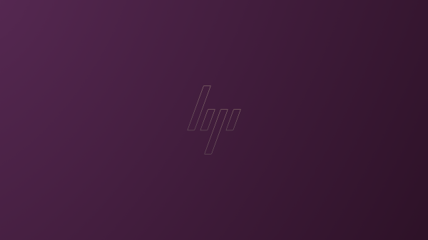 merke,logo,Hewlett Packard,lilla bakgrunn,minimalisme