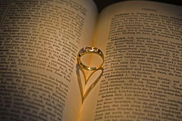 love, heart, Nikon, gold, book, ring