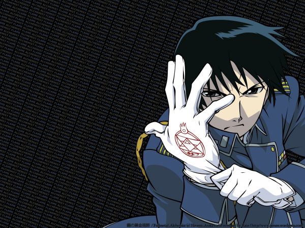 Illüstrasyon,Anime,karikatür,Tam Metal Alchemist,Roy Mustang,Mangaka