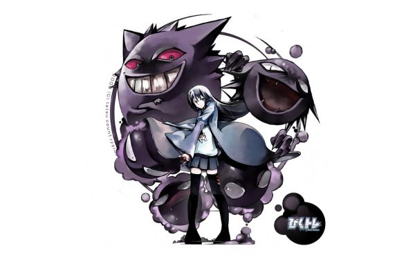 gastly, Gengar, Haunter, pokemon, 1440x900 px