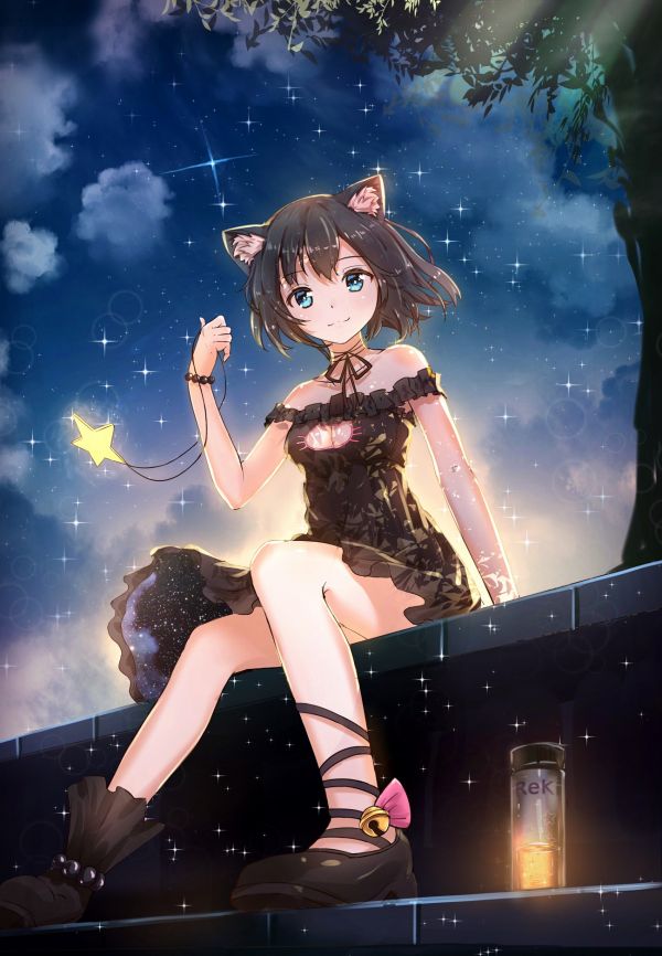 anime,anime girls,sfaldamento,nekomimi,orecchie degli animali,vestito