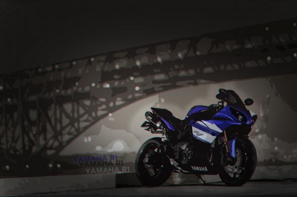 auto,motocykl,vozidlo,závodění,Yamaha R1,Yamaha YZF R1