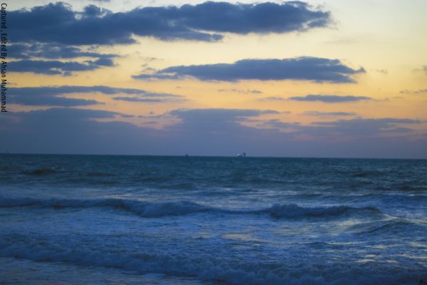 水,光循环,骷髅糖果,海,阿杰曼,corniche