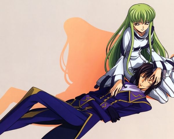 dessin, illustration, Anime, dessin animé, ombre, Code Geass