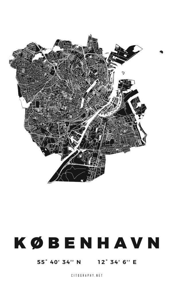 Copenhague,K benhavn,Kopenhagen,City Map