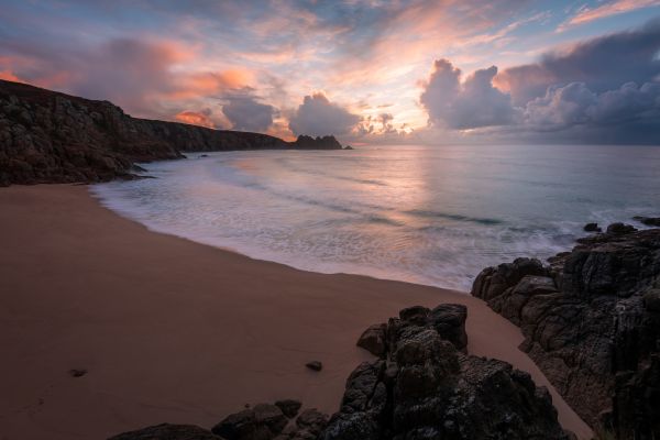 Rocas,playa,paisaje,puesta de sol,Nubes,olas