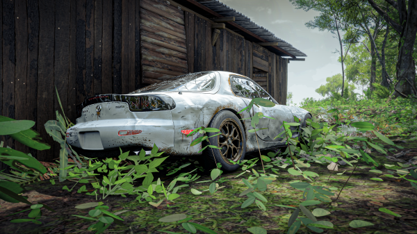 Mazda RX 7,rouille,Mazda,Forza Horizon 5,Forza,Forza Horizon