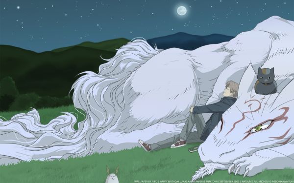 ábra, rajzfilm, Natsume Yuujinchou, Natsume Book of Friends, rajz, szárny