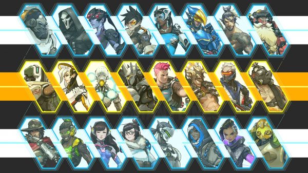 Video game,Overwatch,Winston Overwatch,Overwatch Reaper,Widowmaker Overwatch,Tracer Overwatch