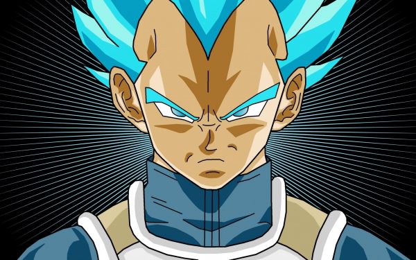 anime,Dragon Ball Super,vegeta,illustrazione,cartone animato,Super Saiyan Dio