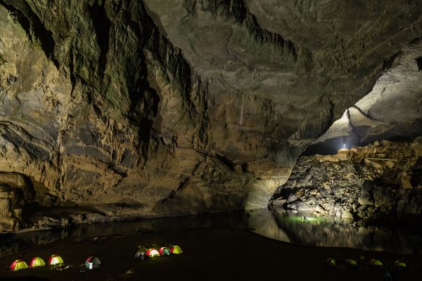 grotta,landskap,natur,tält,Asien,läger