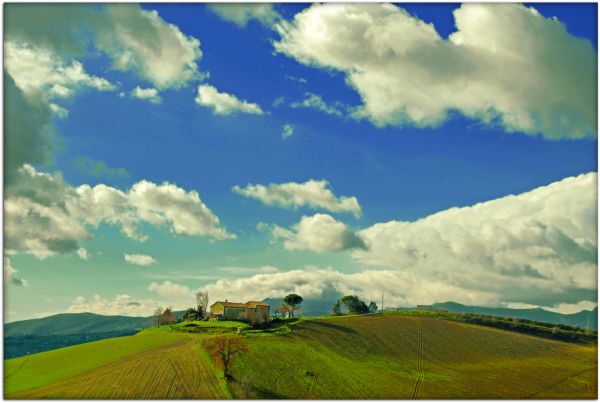 lumière du soleil,paysage,Italie,la nature,colline,herbe