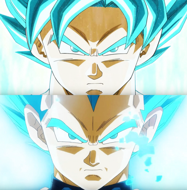 illustrazione,anime,cartone animato,Son Goku,Dragon Ball Super,vegeta