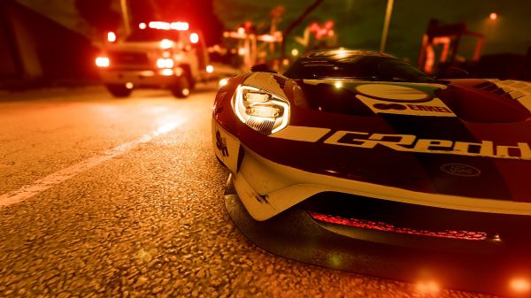 Need for Speed Heat,car,tuning,Ford GT,night runner