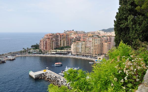 Monaco,strand,hav,sommer,grøn,udsigt