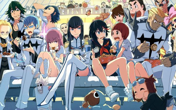 illustrazione,anime,cartone animato,Jakuzure Nonon,Kill la Kill,i fumetti