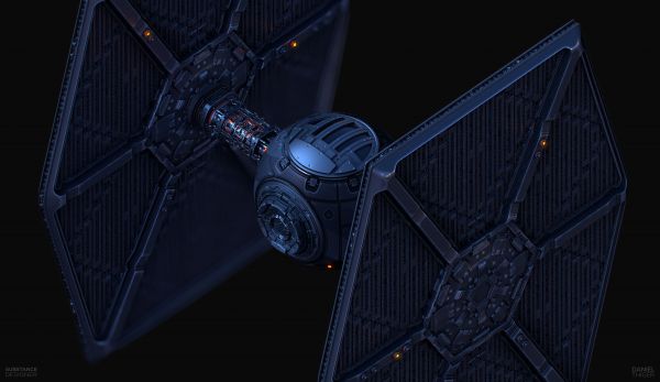 TIE Fighter,Chiến tranh giữa các vì sao,màu xanh da trời,Công nghệ