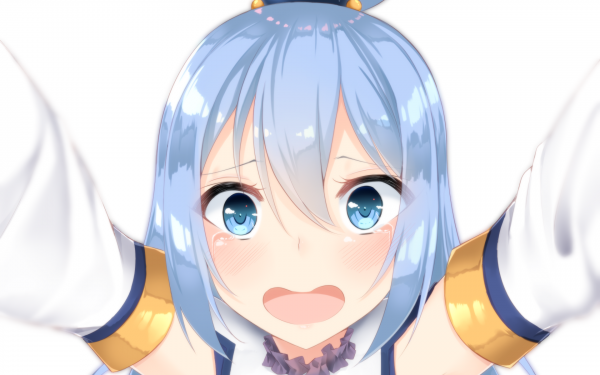 Anime, Anime girls, Kono Subarashii Sekai ni Shukufuku wo, Aqua KonoSuba, Mavi saç, Mavi gözlü