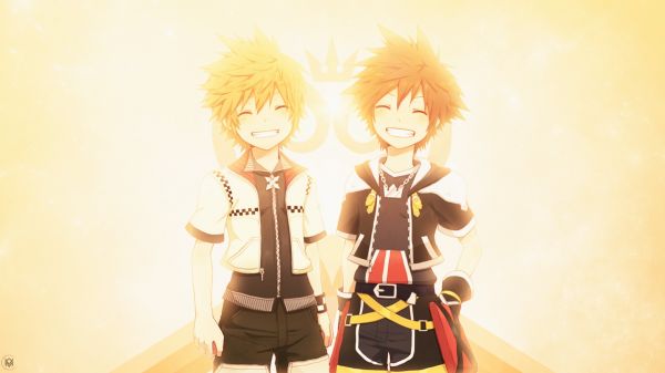 Kingdom Hearts,Sora Kingdom Hearts,1920x1080 px,krone,hjerte,Ingen