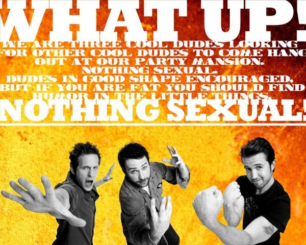 illustration,It's Always Sunny in Philadelphia,Charlie Day,Glenn Howerton,Rob McElhenney,quote