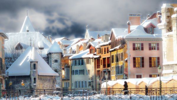 vinter,74,Haute-Savoie,Rhône-Alpes,neige,snø