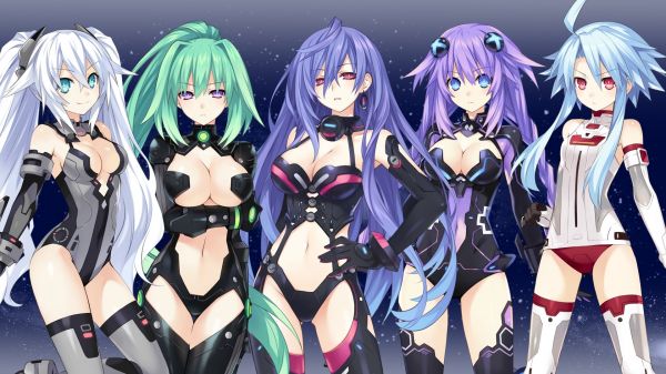 Anime,Chicas anime,Obra de arte,Hiperdimensión Neptunia,Corazón Purpura,ropa