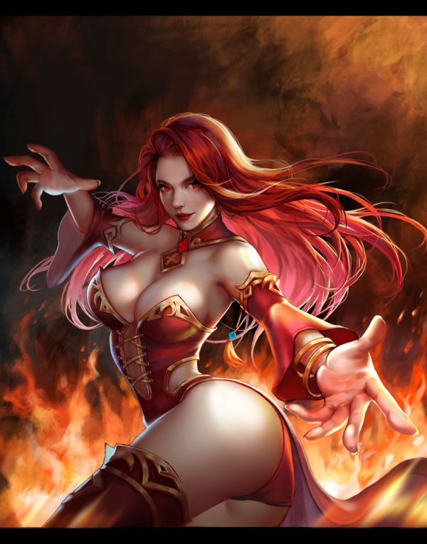 Dota 2,Lina Dota 2,la magie