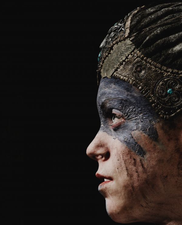 Hellblade Senua's Sacrifice,Senua,ninja theory,video games,video game characters,face