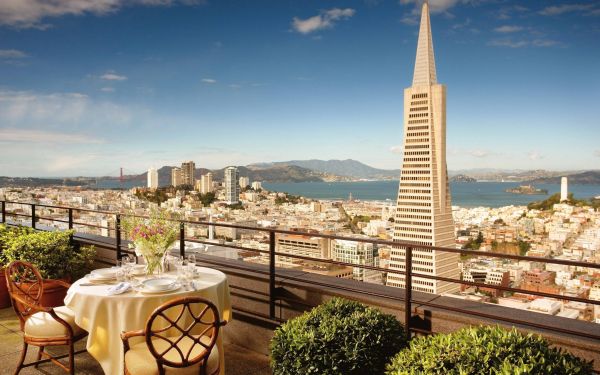 Stadtbild,Tourismus,Skyline,Wolkenkratzer,San Francisco,Restaurant