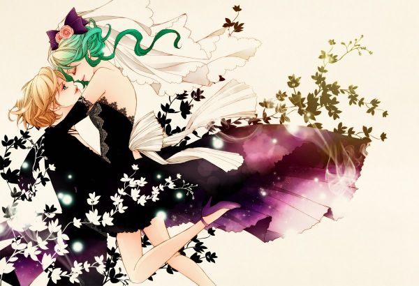 illustration,anime,animeflickor,tecknad serie,anime pojkar,Vocaloid