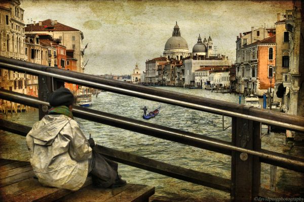 paisaje,Paisaje urbano,Italia,agua,Venecia,puente