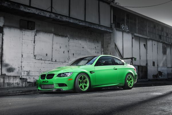 car,BMW,vehicle,building,shadow,green