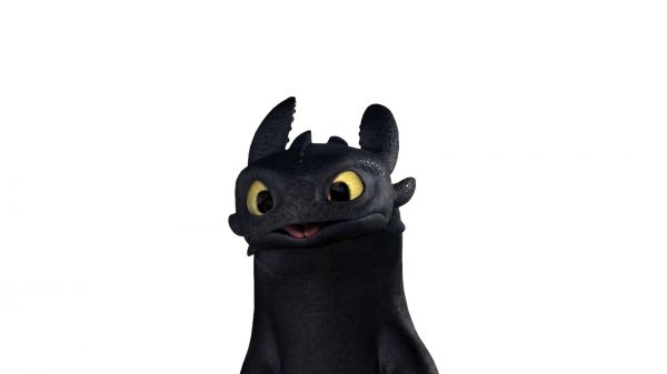 naga,Bagaimana cara melatih nagamu,How to Train Your Dragon 2,Toothless,Kucing hitam,gambar kartun